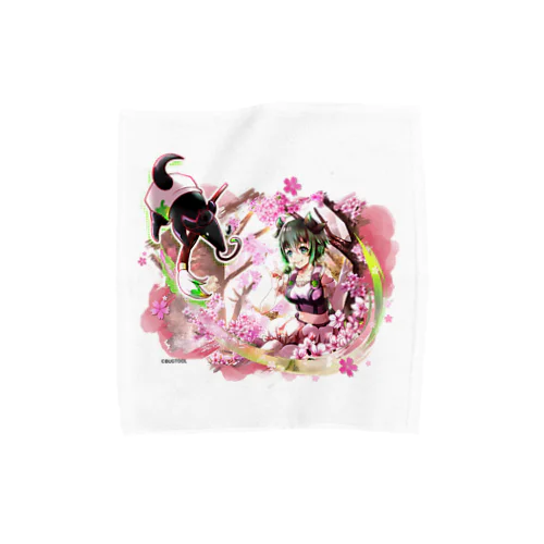バグちゃんとバグ子ちゃん『花と団子』 Towel Handkerchief