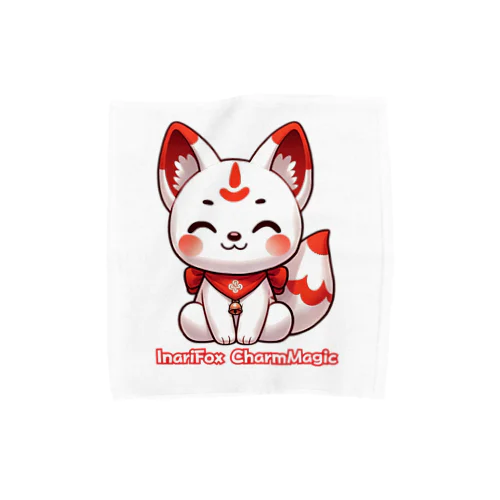 Inari Fox Charm Magic～稲荷の狐3-2 Towel Handkerchief