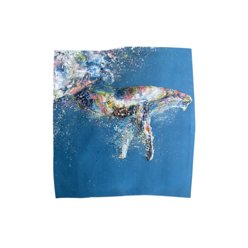 クジラ Towel Handkerchief