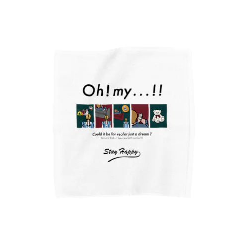 Oh! my...!!  story Towel Handkerchief