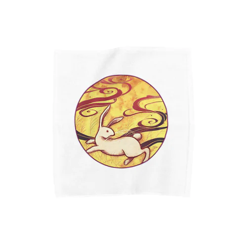 玉兎に叢雲  Towel Handkerchief