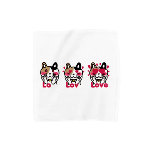 ねこLove Towel Handkerchief