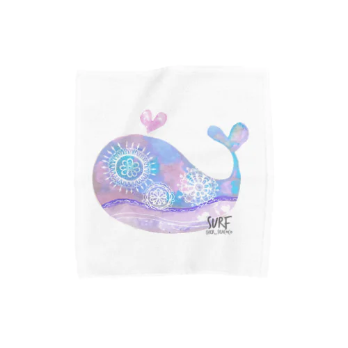 surfくじらワンポイントパーカー Towel Handkerchief