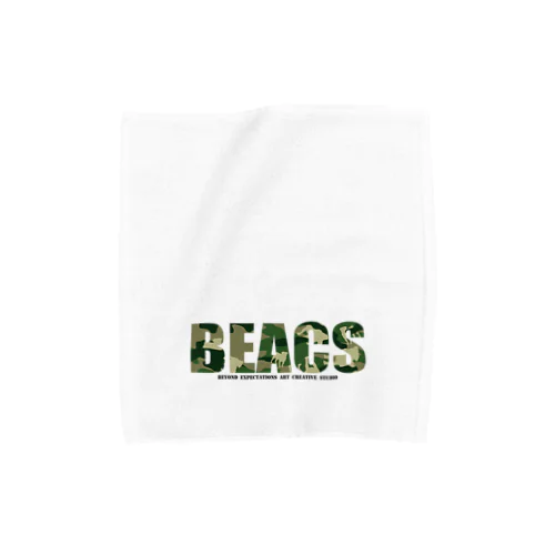 BEACS　ロゴ1（パグ） Towel Handkerchief