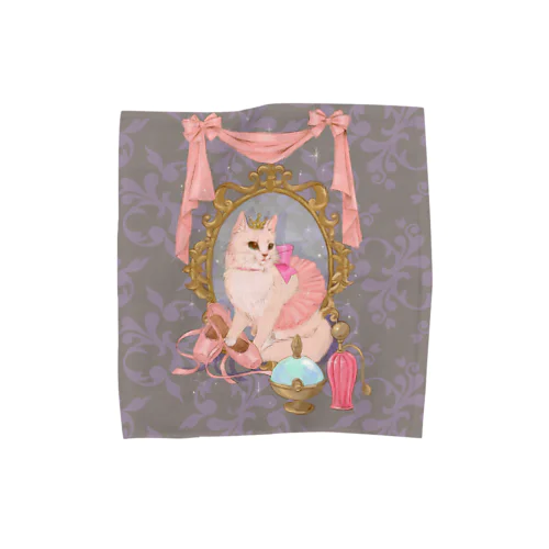 猫とポワント🐈 Towel Handkerchief