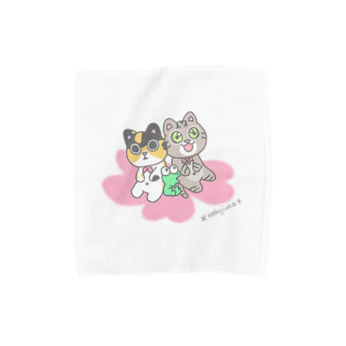 うちのにゃんズ～ぬいぐるみ～ Towel Handkerchief