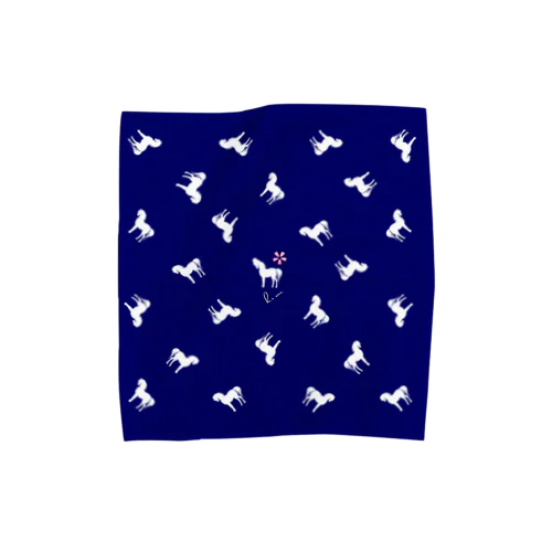 Spring Horse ジャパンブルー Towel Handkerchief