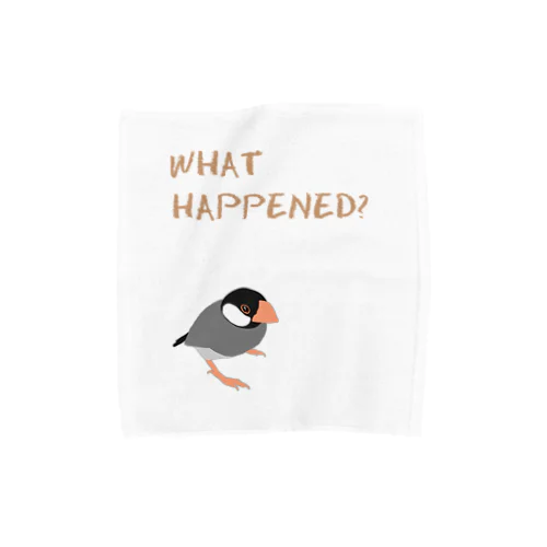 WHAT HAPPENED? タオルハンカチ