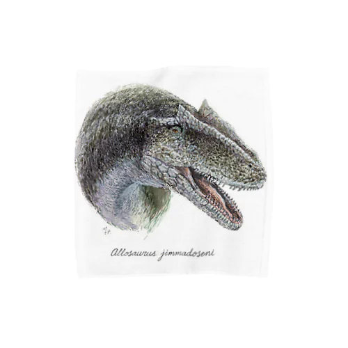 Allosaurus jimmadoseni タオルハンカチ