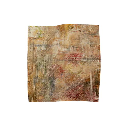 JKS_Abstract painting_1sq Towel Handkerchief