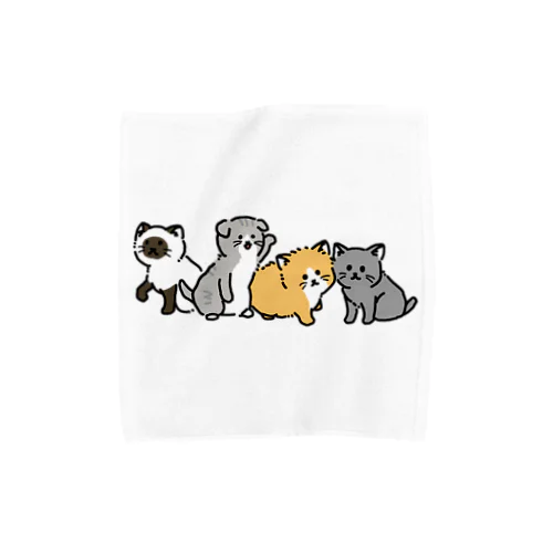 子猫集合　文字無しver Towel Handkerchief