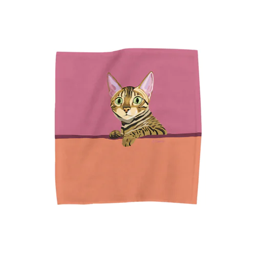 Bengal cat Towel Handkerchief