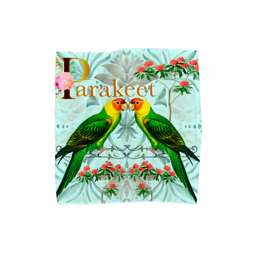 Parakeet Towel Handkerchief