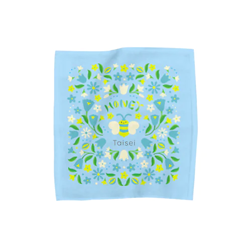 Bee BL M_name Towel Handkerchief