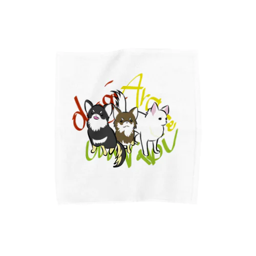 3 Chihuahuas Towel Handkerchief