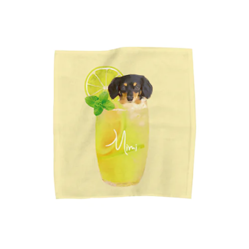 Mimi　クリームイエローM Towel Handkerchief