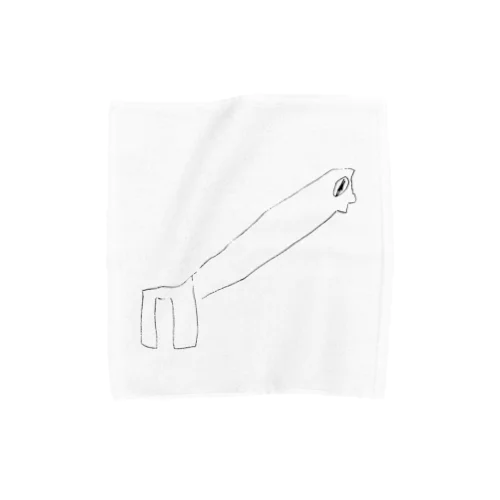 4歳のくびながりゅう Towel Handkerchief