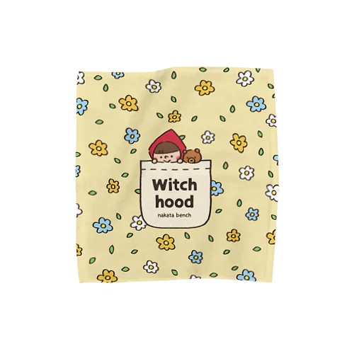 Witch hood のハンカチタオル Towel Handkerchief