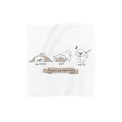 モーニングルーティーン Towel Handkerchief