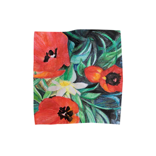 Tulips&Narcissus A Towel Handkerchief