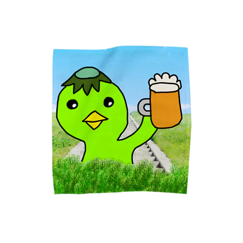 ビールかっぱくん Towel Handkerchief