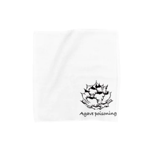 Agave poisoning Black Towel Handkerchief