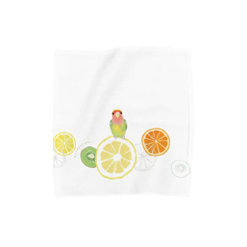 コザクラとフルーツ Towel Handkerchief