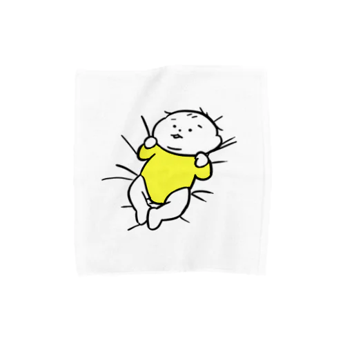 めり…(イエロー) Towel Handkerchief