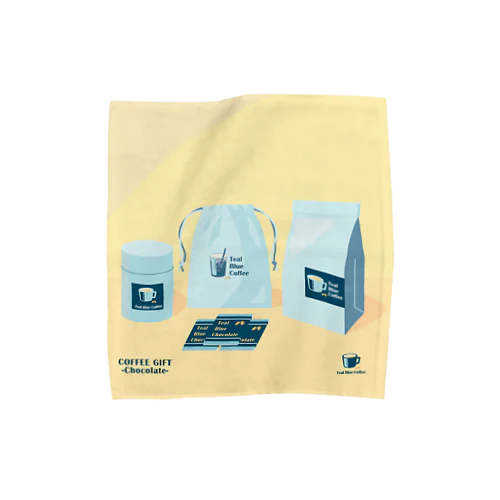 COFFEE GIFT -Chocolate- YELLOW Ver. Towel Handkerchief