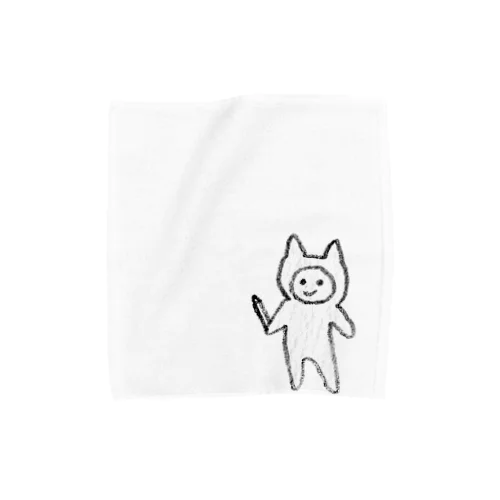 ねこかぶりさん Towel Handkerchief