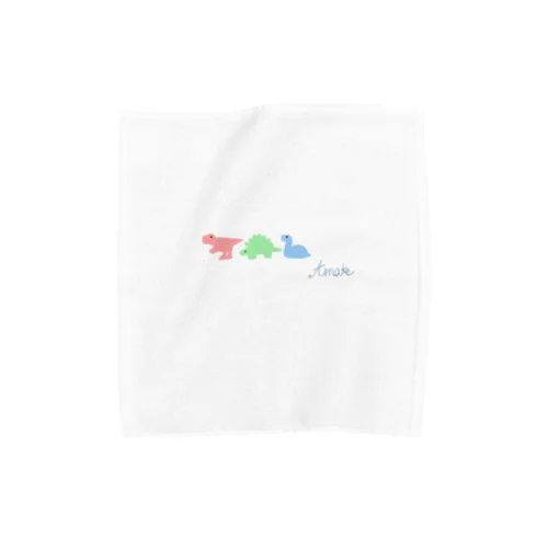 ゆるい恐竜たち Towel Handkerchief