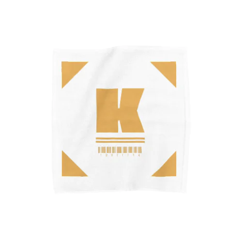 オレンジのK.M Towel Handkerchief