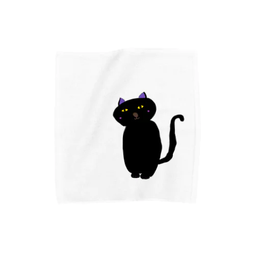 黒猫のくろたん Towel Handkerchief