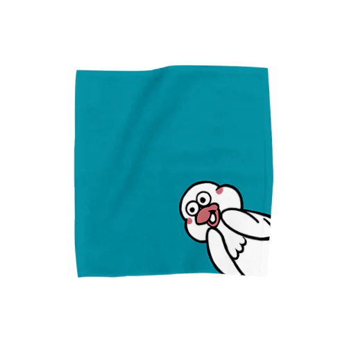 わくわく文鳥さん Towel Handkerchief