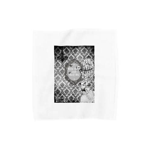 Keep Calm and Goth On♱マリー・アントワネット『Masquerade』♱黒ロリ ゴスロリ ゴシック  Towel Handkerchief