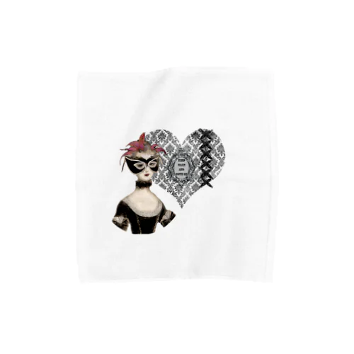 Keep Calm and Goth On♱マリー・アントワネット『Masquerade』♱黒ロリ ゴスロリ ゴシック  Towel Handkerchief