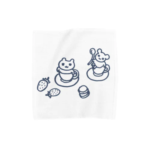 ティーカップあにまる Towel Handkerchief