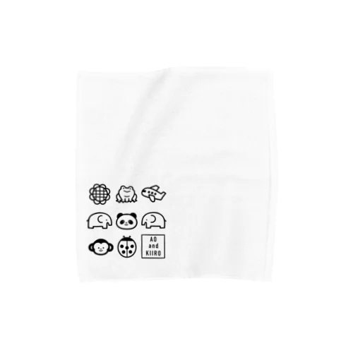 生き物と乗り物 Towel Handkerchief