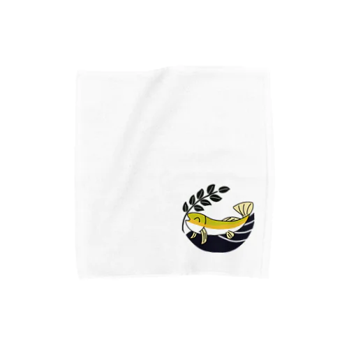 鮎教ハンカチ Towel Handkerchief