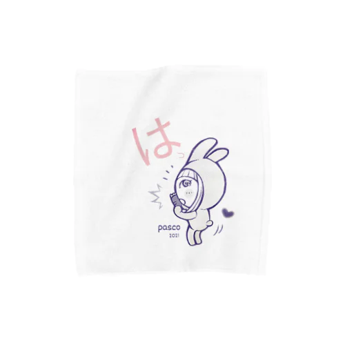 うさ娘ハンカチ Towel Handkerchief