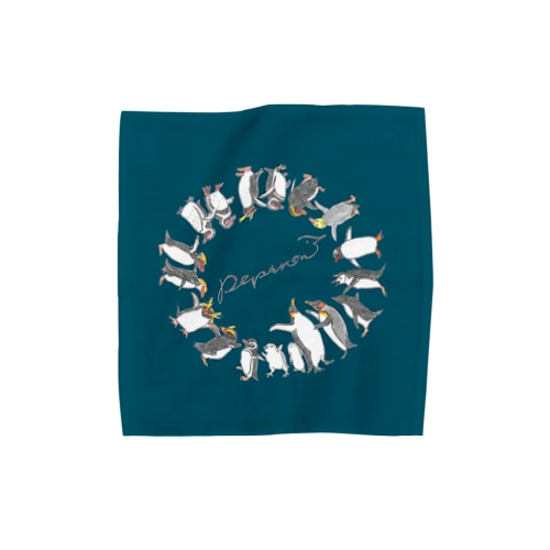ペンギン　全員集合 Towel Handkerchief