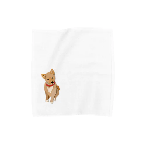 小首をかしげるこむぎちゃん Towel Handkerchief