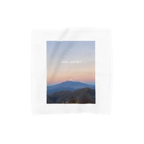 淡い空の富士山 Towel Handkerchief