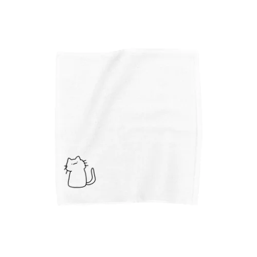 思考停止した猫 Towel Handkerchief