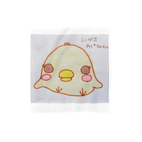 らくがきpii*ちゃん。タオルハンカチ　タオルハンカチ Towel Handkerchief