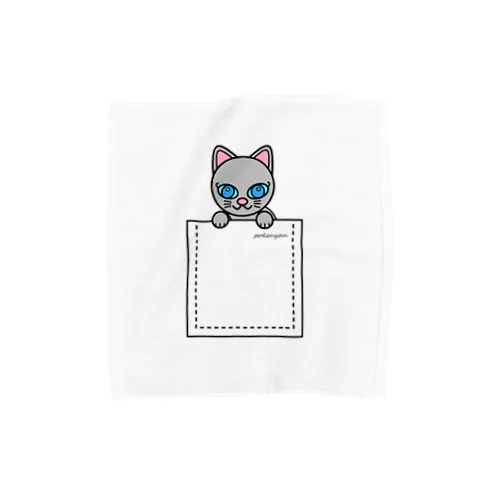 ねこ　pokenyan　ロシにゃん Towel Handkerchief