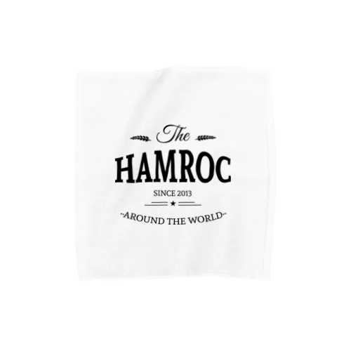 HAMROC ロゴ (黒) Towel Handkerchief