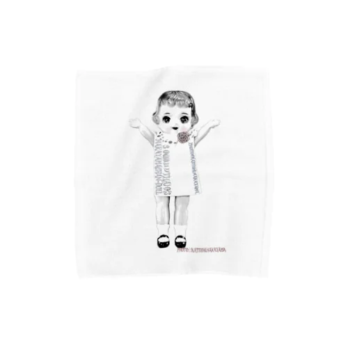 【300ホロワセルロイド人形ミーコ】全身タイプ Towel Handkerchief