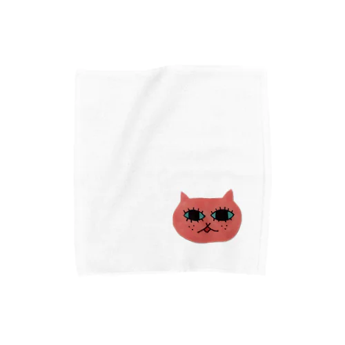 ピンクねこちゃん Towel Handkerchief