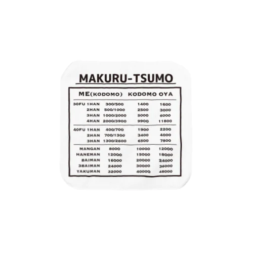 MAKURU-TSUMO(片面) タオルハンカチ